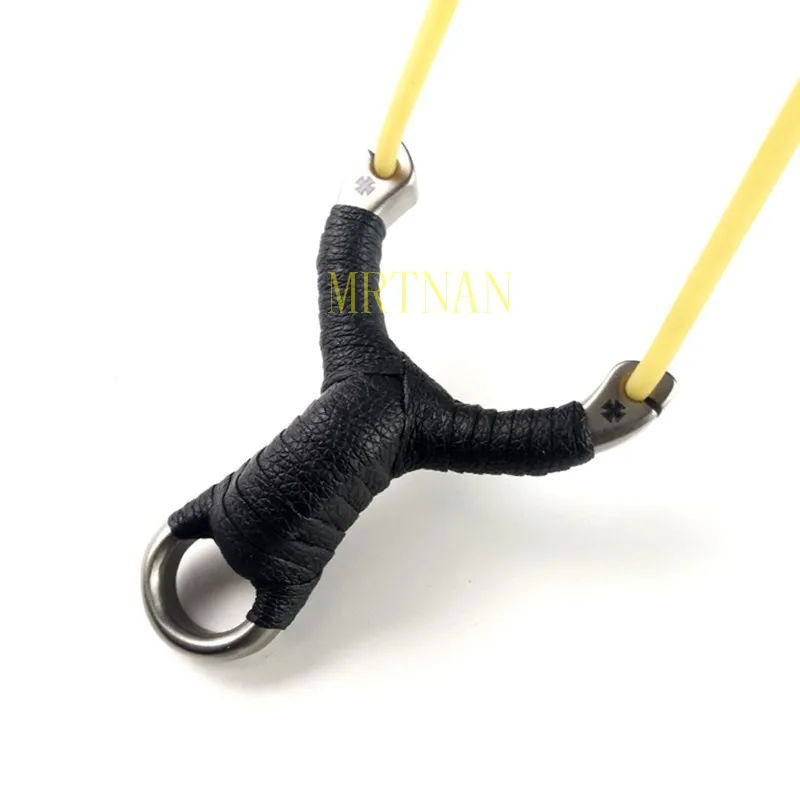 TC21 Titanium Alloy Slingshot Round Rubber Band Slingshot Outdoor Hunting Precision Slingshot Card Ball Shooting Fish Artifact