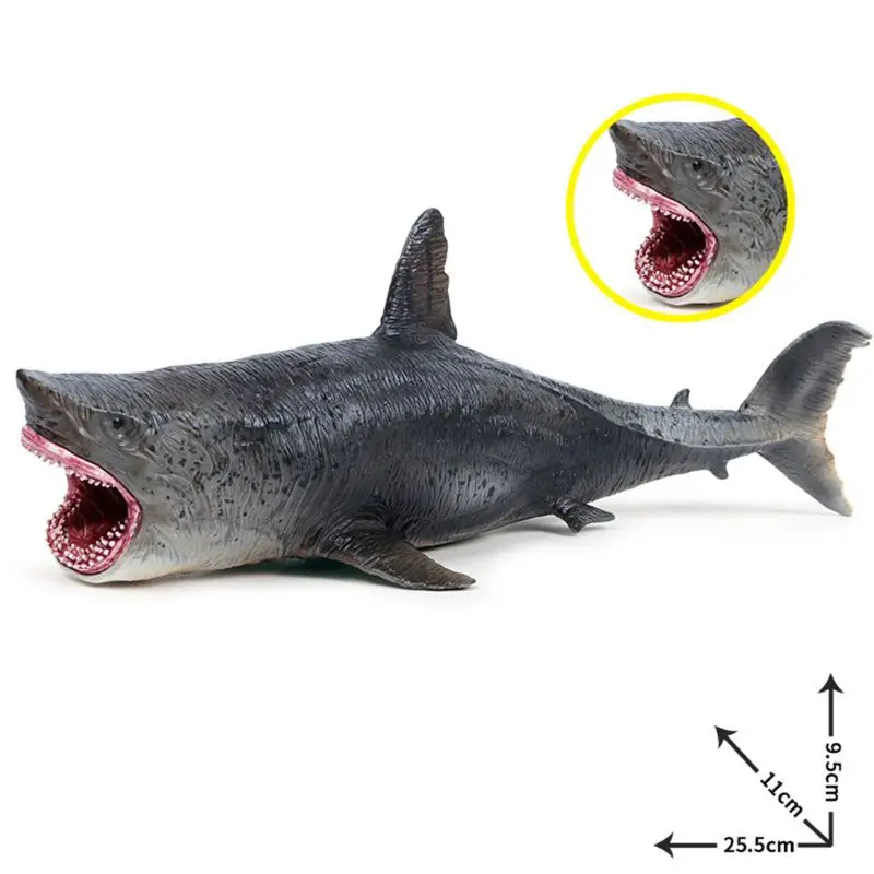 Экшн фигурка из ПВХ Морская жизнь Megalodon развивающая игрушка для детей подарок