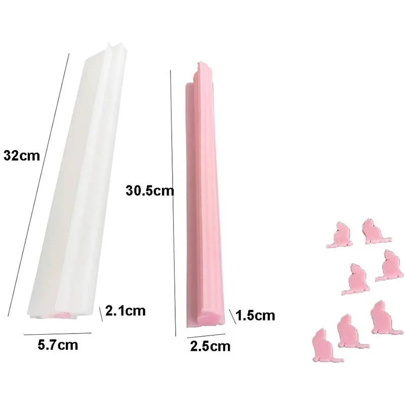 Маленькая труба для кошки силиконовая форма мыла и свечи инструменты