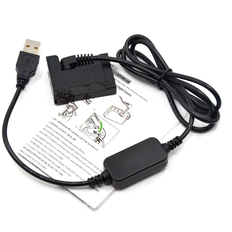 Внешний аккумулятор 5 В USB-Кабель-адаптер + соединитель DR-50 постоянного тока