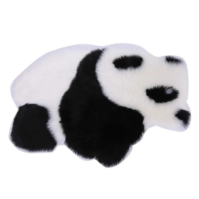 Panda Длинные Плюшевые Необычные ковры панда, коала шаблон гостиной ковер искусственный мех искусственная шерсть овчина коврики с ворсом коврик - Цвет: Panda