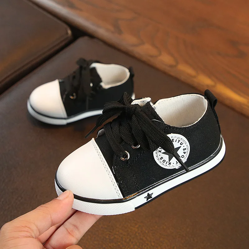 

2020 Autumn Canvas Children's Shoes Girls Breathable Sports Shoes Kids Not Stinky Feet Soft Non-slip New Children's Sports Shoes