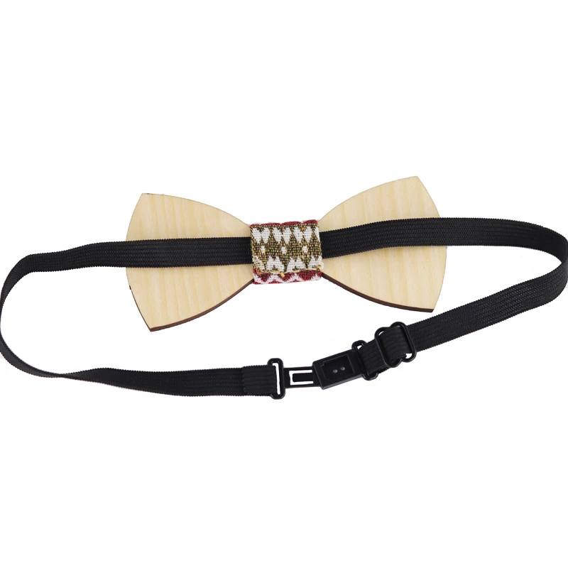 

Wood Bow Ties For Mens Wedding Suits Wooden Bow Tie Party Business Butterfly Shape Bowknots Mens Tie Retro Accessories
