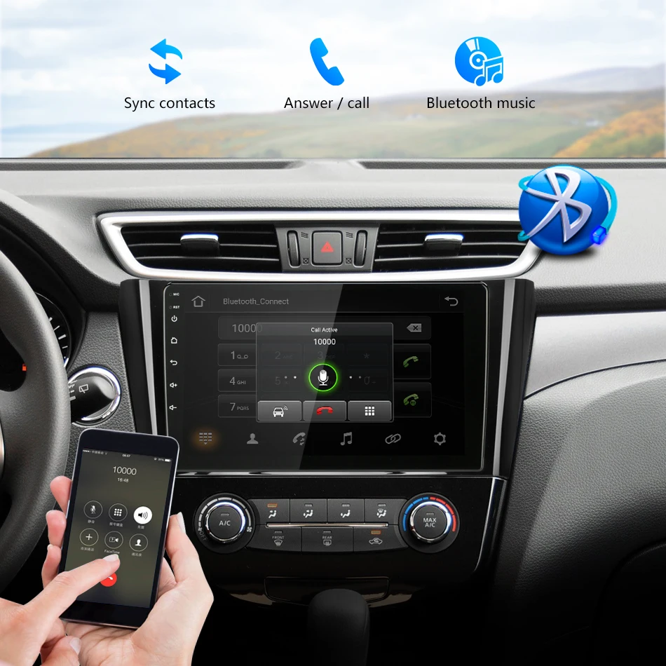 Vtopek Android автомобильный стерео gps радио для Nissan X-Trail Qashqai 2013- сенсорный экран 4G сеть Wifi RDS DSP FM с CANBUS
