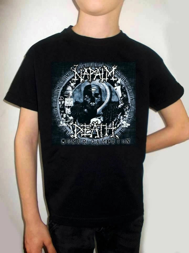NAPALM DEATH Smear/футболка campaign черная одежда для малышей детская | Мужская