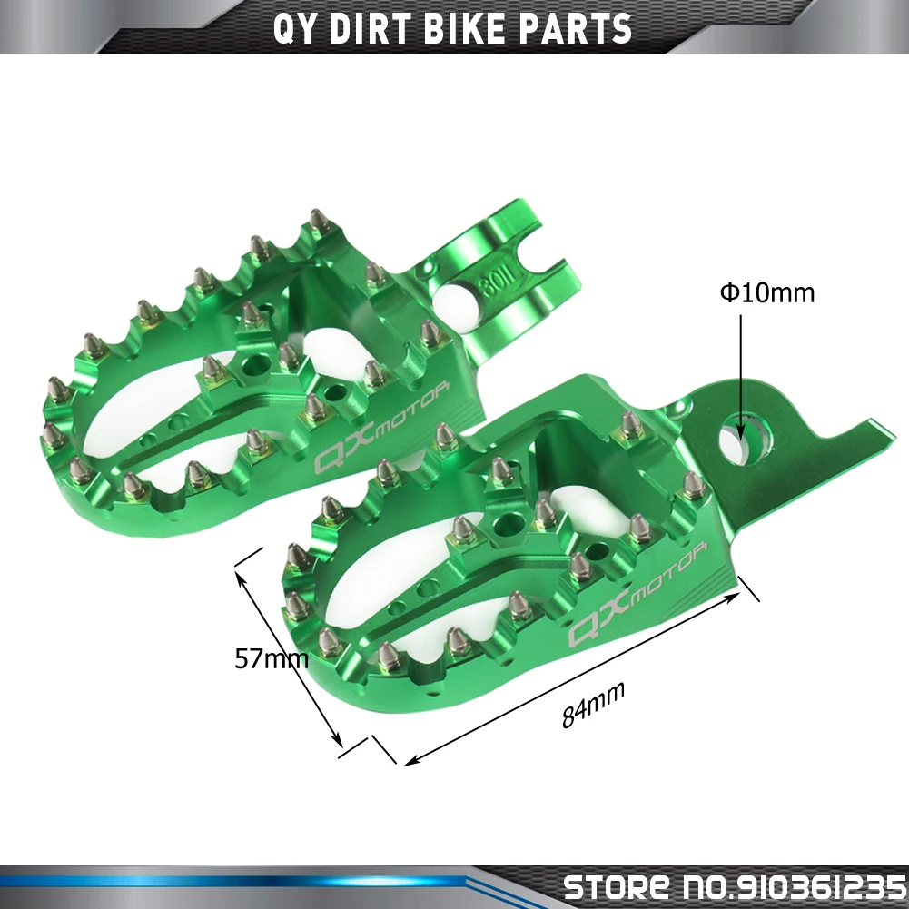 CNC Заготовка MX подножки педали для kx250f 2006 2016 kx450f 2007 klx450r 2008 2013 2009 2010 2012 2014|Подставки