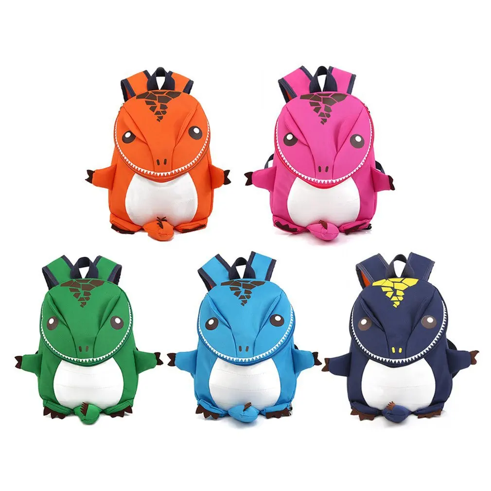 Забавный милый дизайн детская школьная сумка легкий рюкзак в форме динозавра для