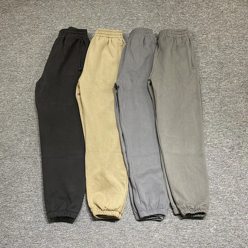 Мужские спортивные брюки Kanye West сезон 6 женские 1:1 Кардашьян бархатные