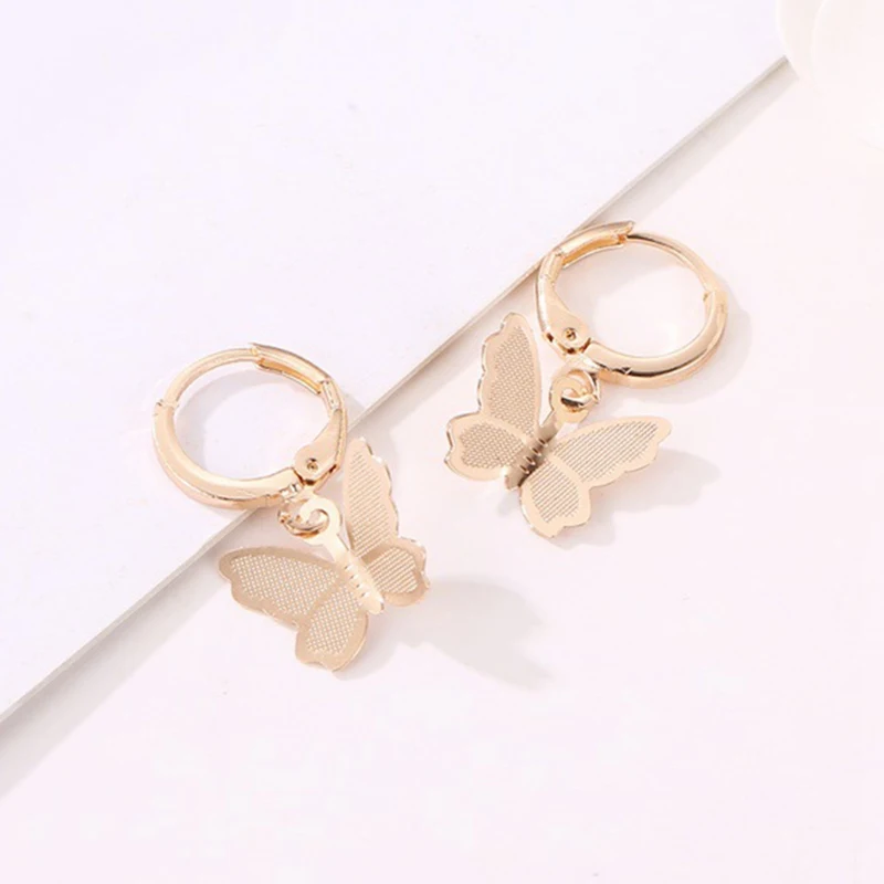 Симпатичные серьги сделай сам в виде бабочек для женщин насекомых ювелирные