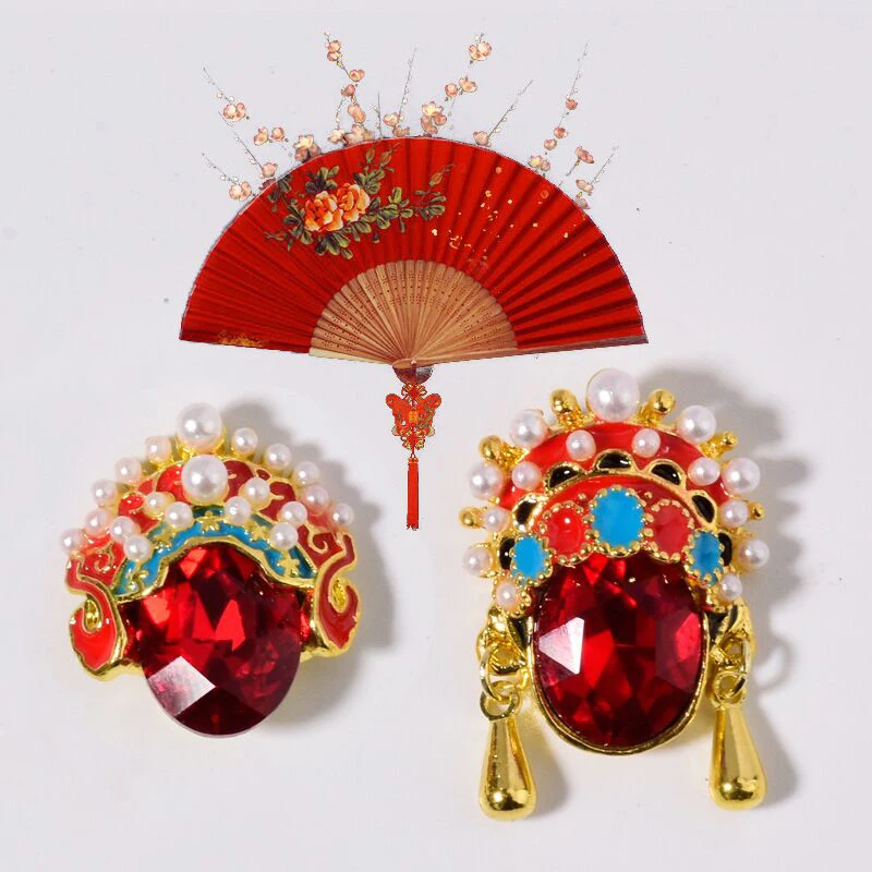 5 шт китайская драма кисточка украшения для ногтей опера 3D сплав Стразы УФ