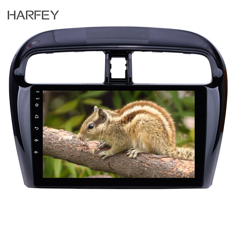 Мультимедийная Автомагнитола Harfey 9 дюймов Android 8 1 для Mitsubishi Mirage 2012-2016