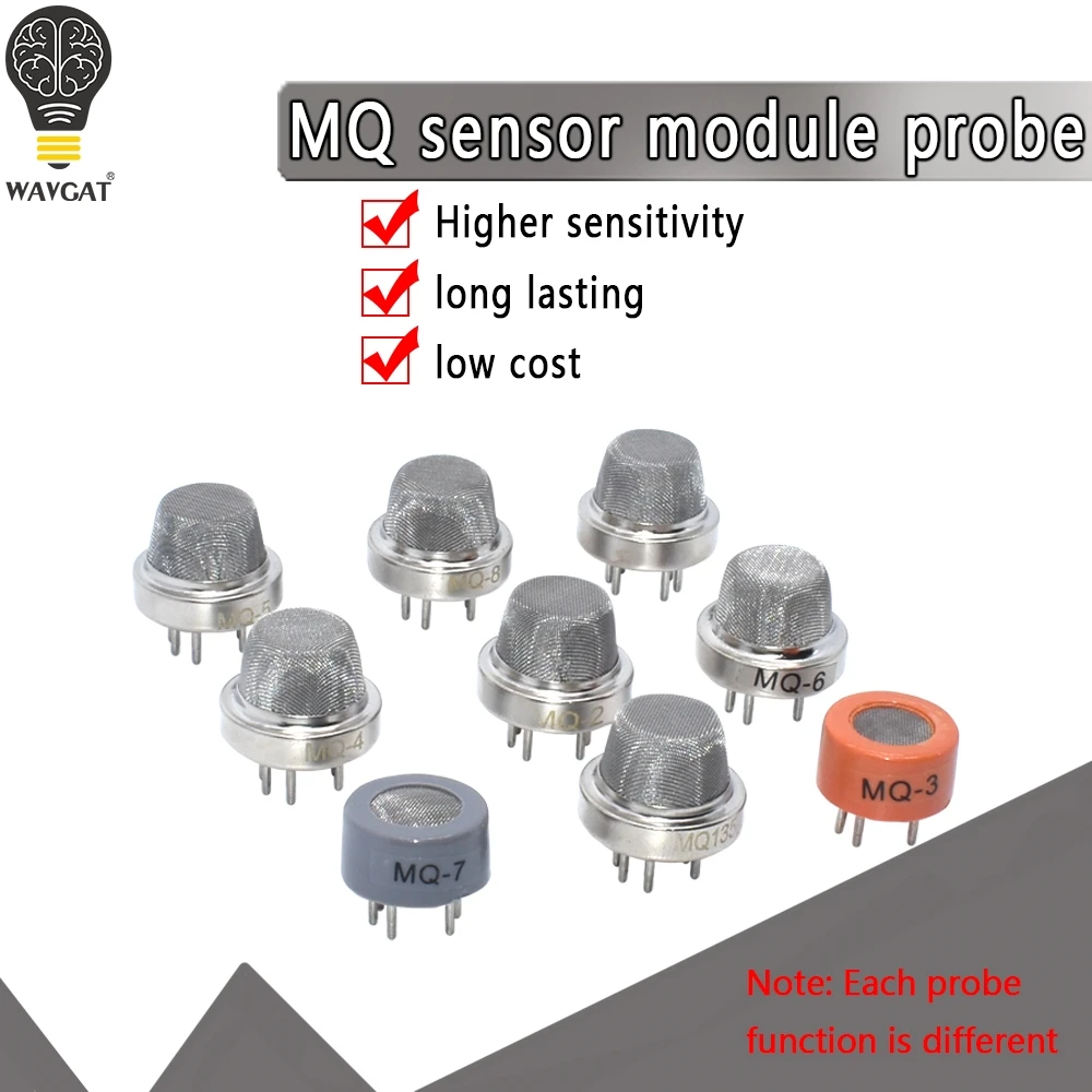 Датчик для обнаружения MQ Series Sensor s MQ135 MQ2 MQ3 MQ5 MQ7 детектор газовый датчик MQ-135 MQ-2 MQ-3