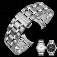 22mm 23mm 24mm stainless steel man watch band for tissot t035 couturier watch strap brand watchband t035617 t035439a bracelet