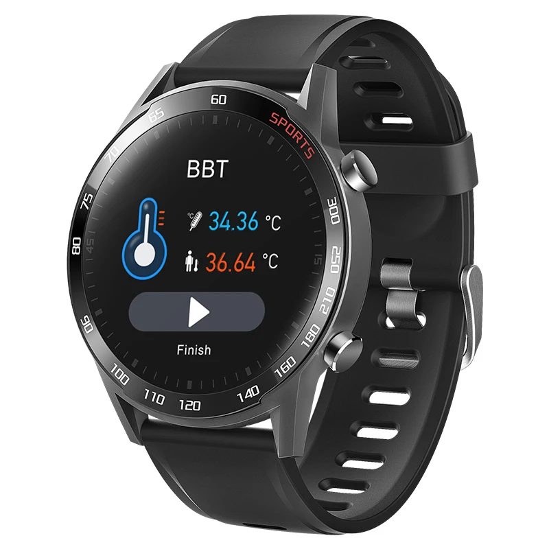 Смарт часы с Bluetooth 2020 термометр для измерения кровяного давления пульса уровня