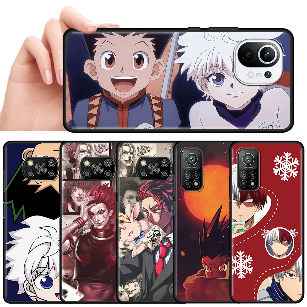 

Anime Hunter X Hunters Phone Case For Xiaomi Mi 10T Pro 11 Lite 5G Note 10 9T 10T A2 CC9 CC9E 8 11UItra 9 11X Back Cover Shell