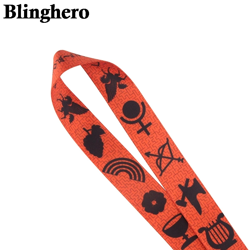 CA1363 Перси Джексон лагерь половина-кровяная Шея Ремешок брелок для телефона ID