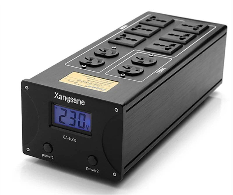 Hi End Hifi аудио 10 каналов для розеток Schuko/US/AU шумовой фильтр Кондиционер переменного