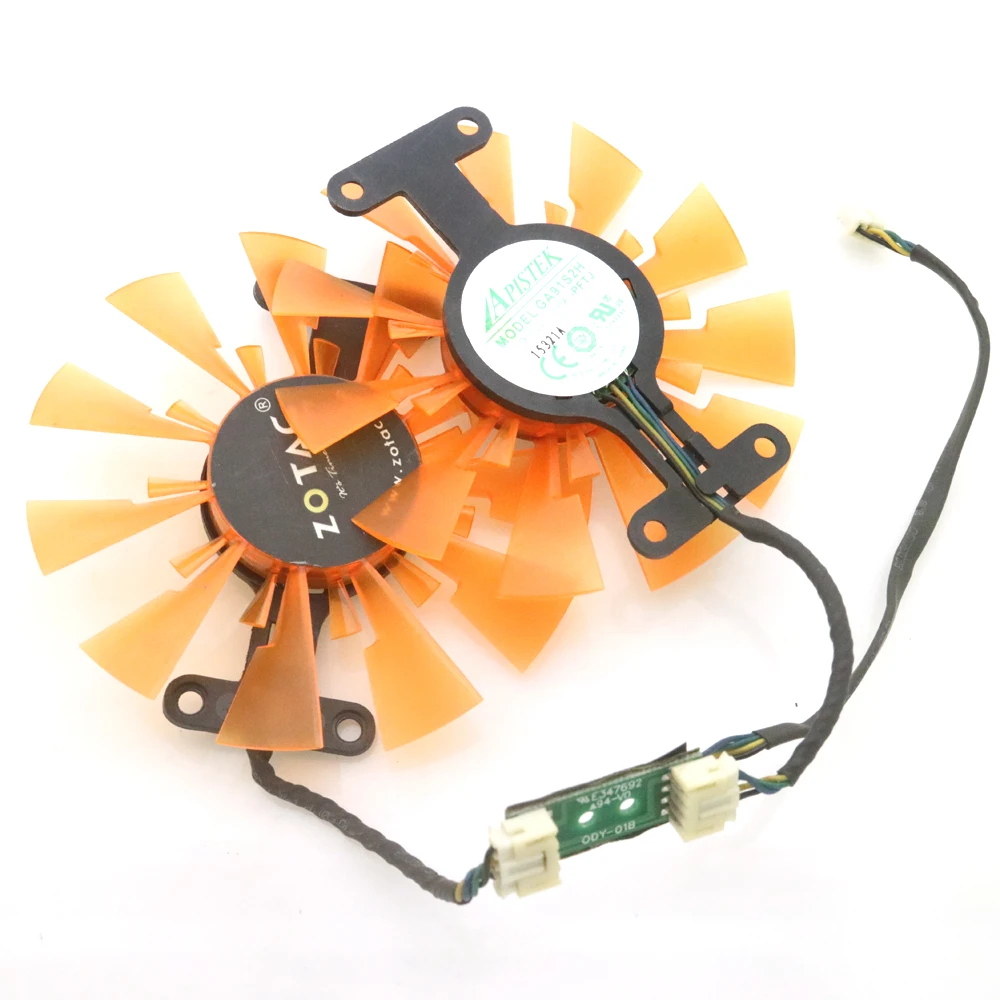 Вентилятор для видеокарты ZOTAC GTX760-2GD5 HB 2 шт./лот GA91S2H 85 мм 12 В 0 35 А | Компьютеры и офис
