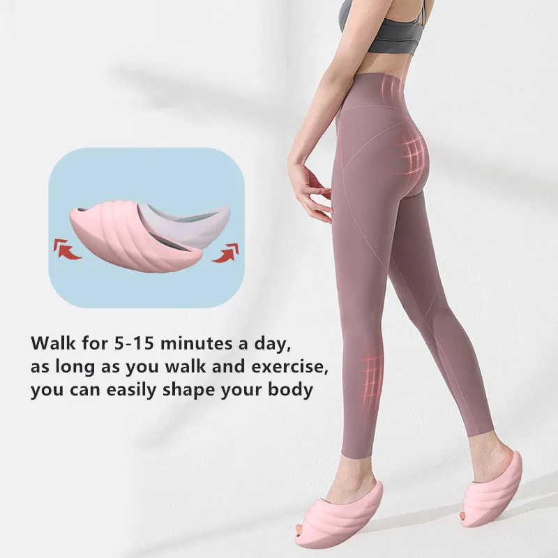 Lose Weight Shaking Shoes Women Lacing Stretching Balance Massage Slippers Couple Hip Lift Stovepipe Beauty Legs Fitness Shoes