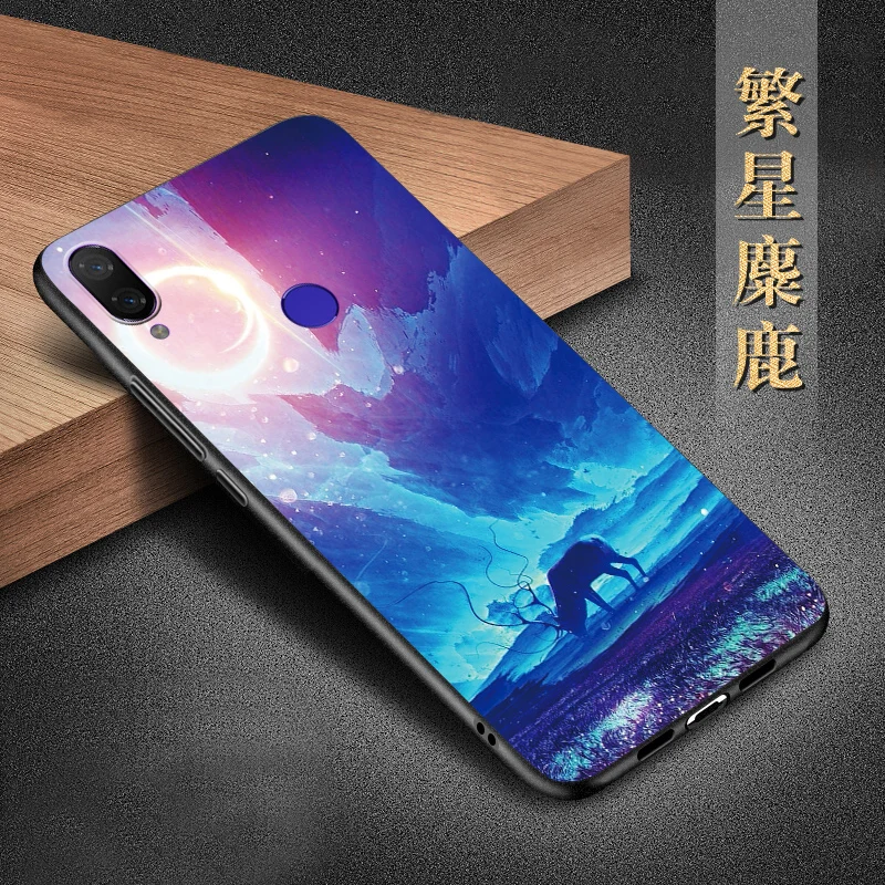 Для Xiaomi redmi note 7 pro чехол силиконовый для мягкий телефона Coque с ремешком | Мобильные