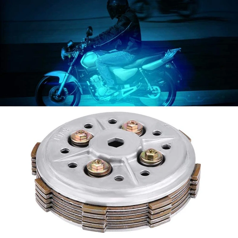 

Complete Clutch Setup Drum Assy Basket Friction Plates Kit Sit Clutch Plates for YAMAHA YBR125 YB 125 XTZ125 TTR-125