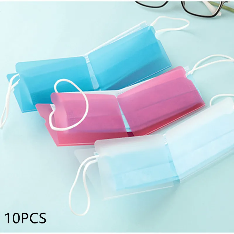 

2022 10 шт., складная пластиковая сумка для хранения маски