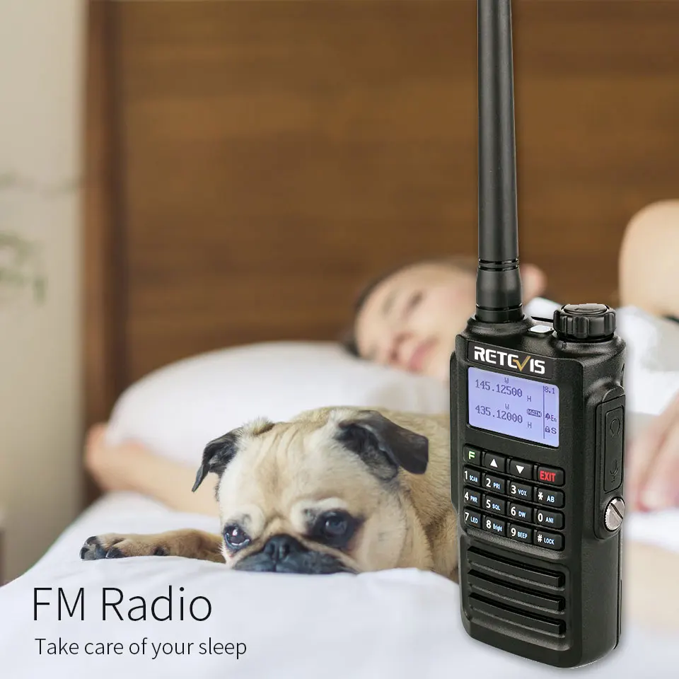 IP67 водонепроницаемый Walkie Talkie RETEVIS RT87 профессиональный большой диапазон 5 Вт UHF(или VHF) Hands Free FM Двухстороннее Радио рация