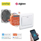 LoraTap Tuya ZigBee 3.0 светильник релейный модуль Smart Life Google Home Alexa приложение дистанционное управление устройства таймер работа с Zigbee2MQTT