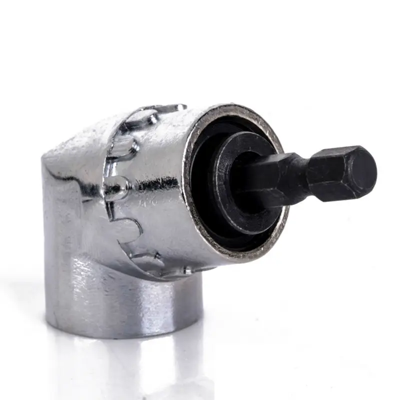 

105Angle 1/2 1/4 Extension Hex Drill Bit Screwdriver Socket Holder Adapter