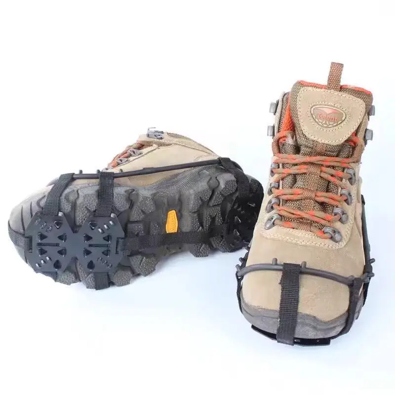 Уличные скобы из марганцевой стали 18 зубьев Нескользящие бахилы снежные когти