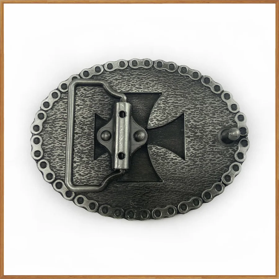 Пряжка для клуба оптовая продажа цинковый сплав Байкерская цепочка ремень с