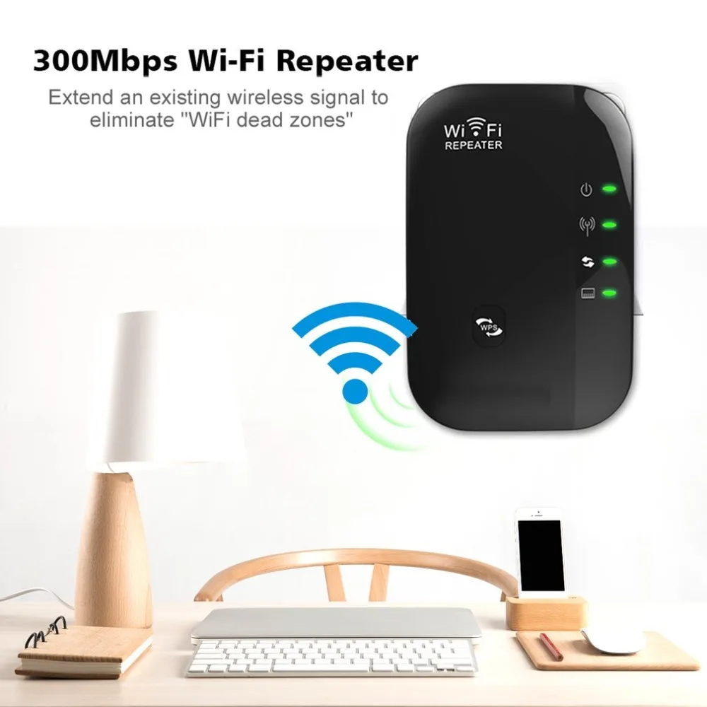300 Мбит/с беспроводной расширитель диапазона ретранслятор портативный WiFi