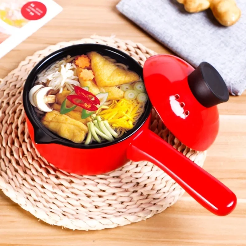 

Casserole Ceramic Single Handle Milk Pot Multifunctional Small Milk Pot Casserole Baby Baby Food Supplement Pot Instant Noodle