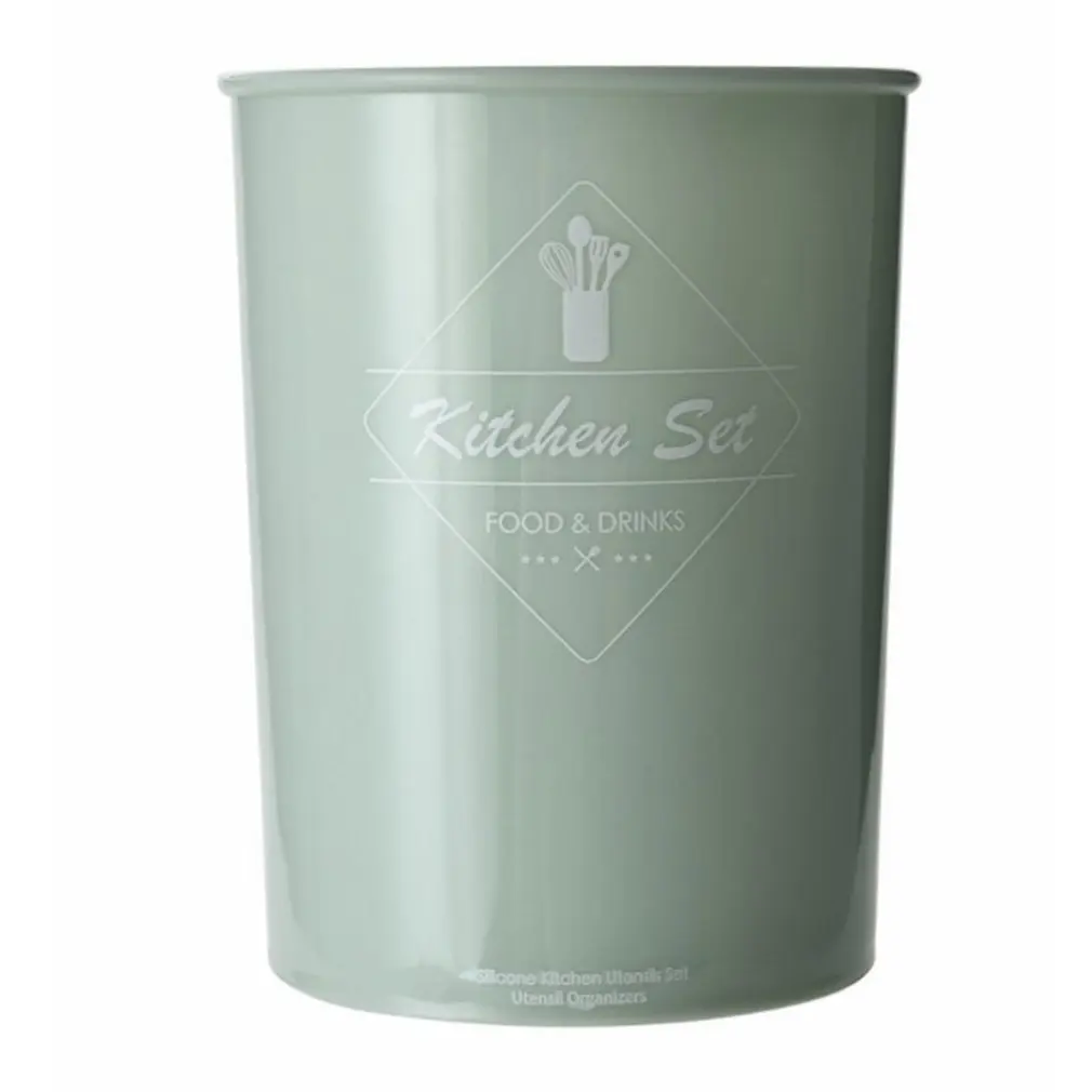 Розовые кухонные инструменты Премиум силиконовые деревянные ручки набор