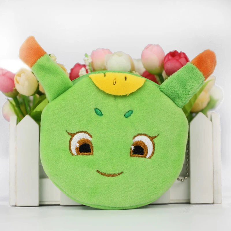 Горячая Распродажа Kawaii мультфильм насекомое/Бабочка Детский плюшевый Кошелек для монет кошелек на молнии кошелек для девочек подарок - Цвет: 17
