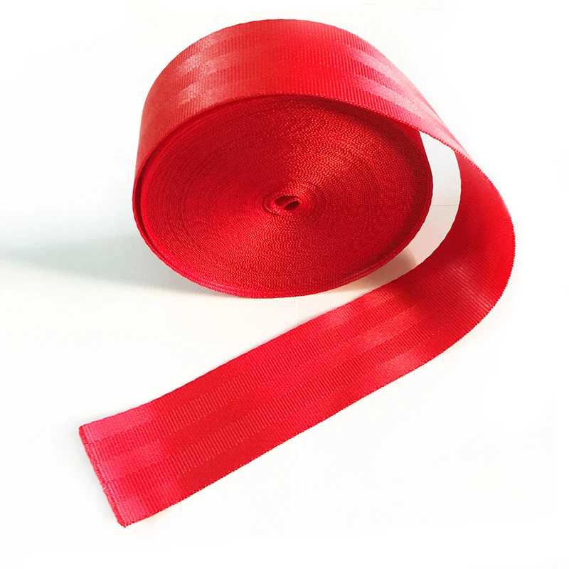 Red 3M-30M car seat belt webbing car modified 3C standard certified child safety belt car accessories Red 3M-30M car seat belt webbing car modified 3C standard certified child safety belt car accessories
