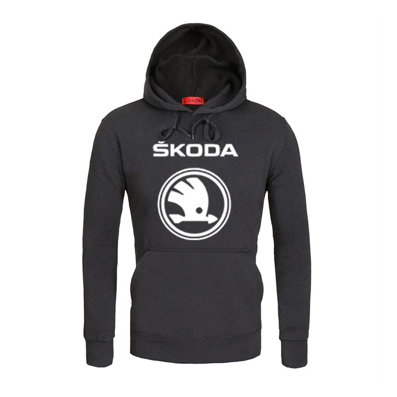 

NEW Fashion Men Skoda Car Logo Print Sweatshirt Spring Autumn Men Hoodie Casual Hoody Fleece tracksuit