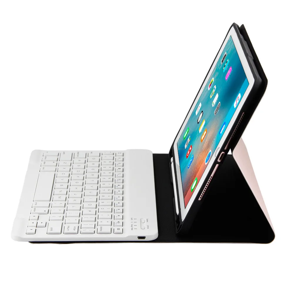 Чехол с клавиатурой для iPad 10 2 7 го поколения тонкий кожаный чехол планшета 2019