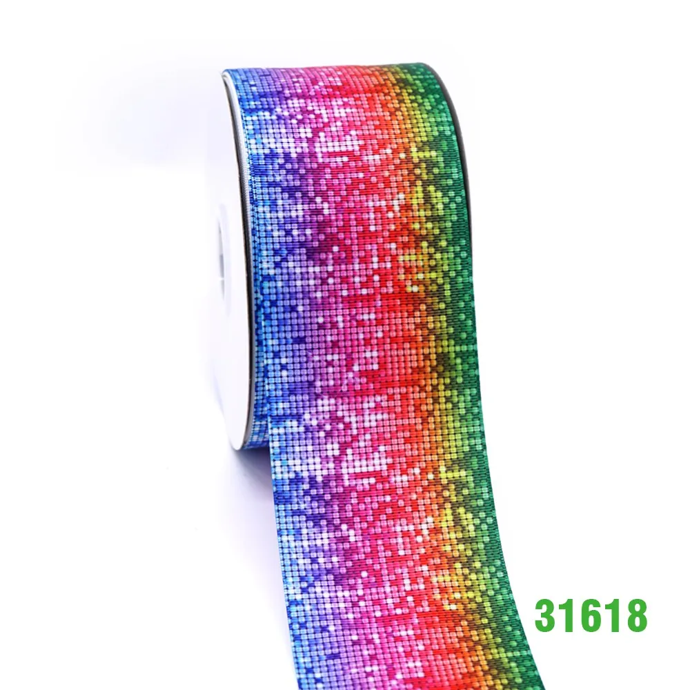 31618 50 ярдов мультфильм напечатанный grosgrain ленты 31563 - Цвет: 31618