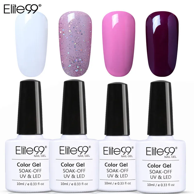 Elite99 10 мл чистый цвет Any1 выбор красный черный отмачиваемый Светодиодный УФ-гель