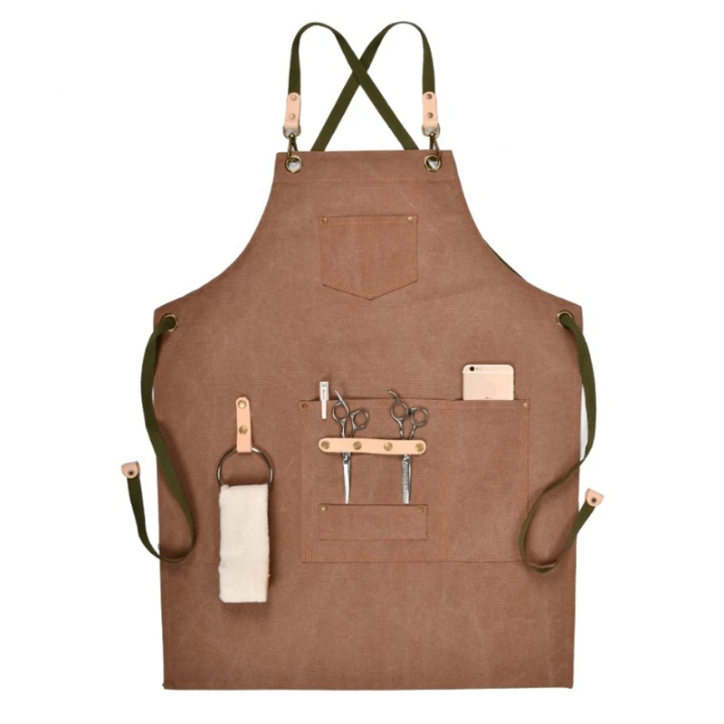 Фартук для барбекю нагрудник шеф-повара Кухонный женский мужской барьер бармен