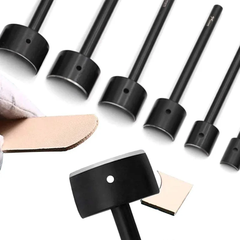 Кожаное ремесло полукруглая Пробивка вырезанная стальная Кожевенная угловая