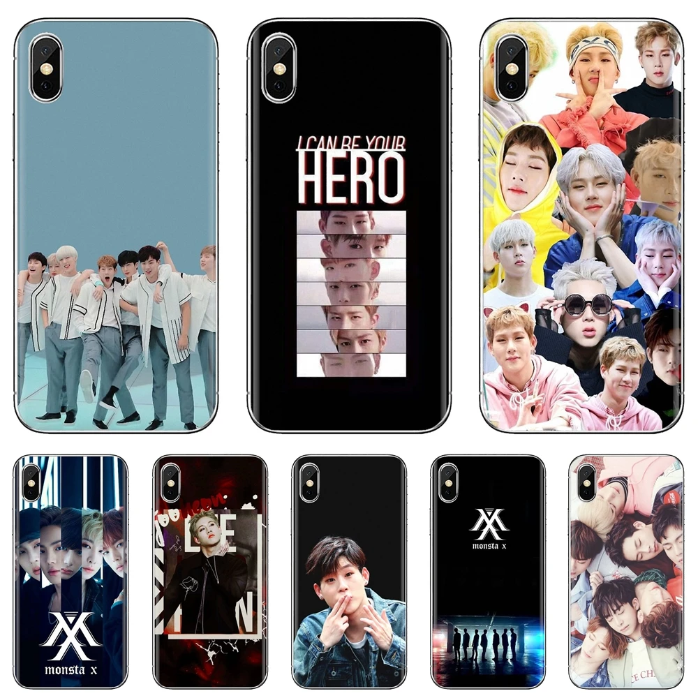 Роскошный силиконовый чехол для телефона Monsta X KPOP Boy Group Samsung Galaxy J1 J2 J3 J4 J5 J6 J7 J8 Plus 2018