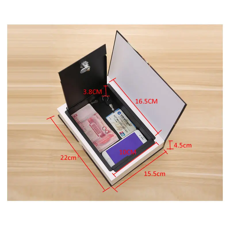 Скрытый Сейф в книжном стиле имитация пароля комбинированный замок секретный