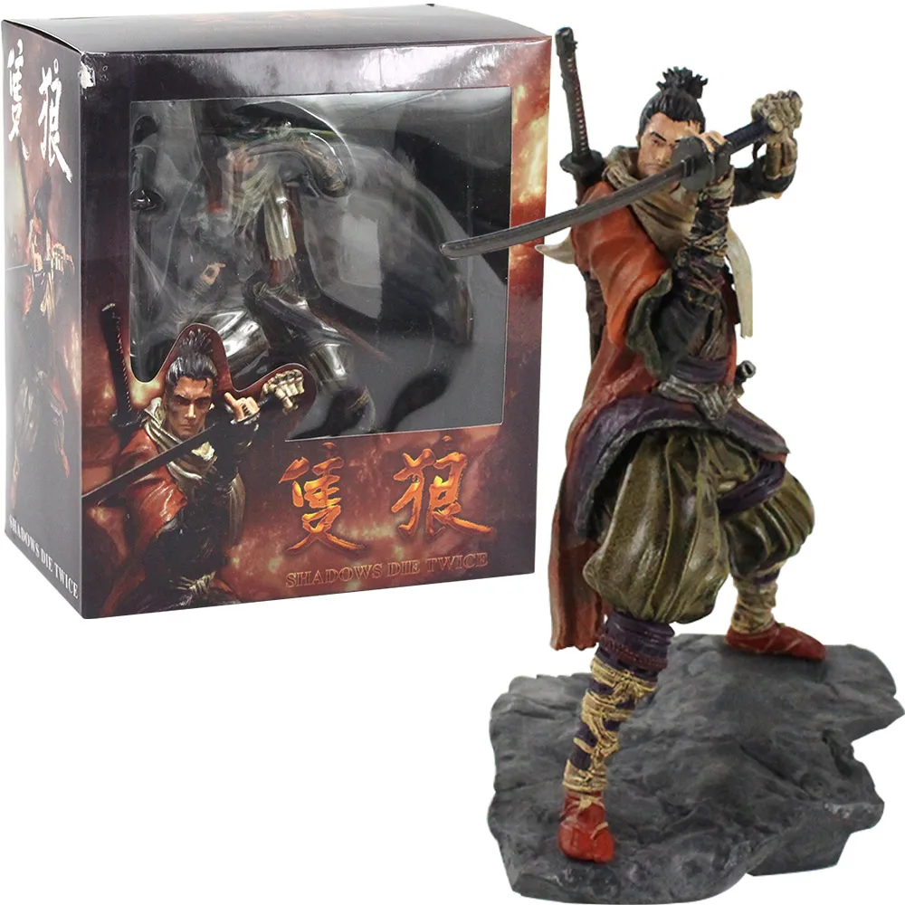 Фигурка героя игры Sekiro 19 см Тени умирают дважды экшн-фигурка из ПВХ игрушки