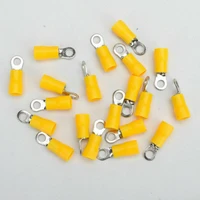 rv5 5 4s yellow ring insulated terminal suit cable wire connector cable crimp terminal 20pcspack