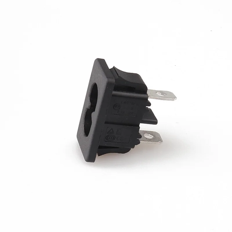 LZ-8-6BS9 IEC C8 2 pin AC power socket industrial plug electrical holder | Обустройство дома