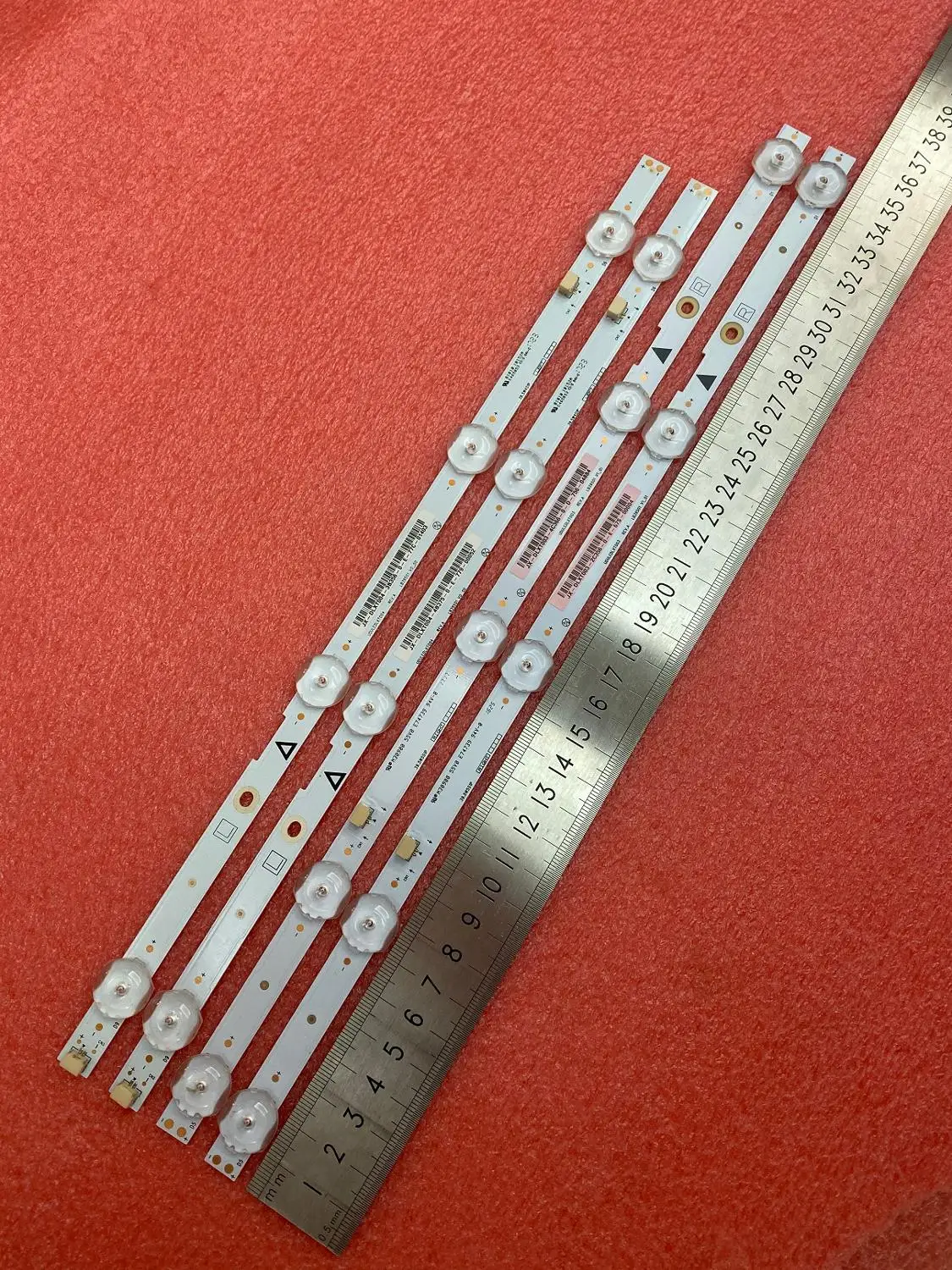 

New 5set=20 PCS LED backlight strip for 40mv336x fw40d36f UDULEDLXT003 UDULEDLXT004 LB39501 V0_00 V1_01 39.5W4S1P