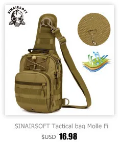 SINAIRSOFT тактическая Сумка Molle рыболовные походные охотничьи сумки спортивная сумка нагрудный ремень на одно плечо тактический рюкзак LY0001& 2