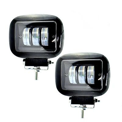 square-black-2x Рабочие огни Светодиодные панели moto rcycles 12v 50w дополнительная лобовая фара Led мото-прожектор moto r противотуманные точечные фары внедорожные транспортные средства фары - Цвет: square-black-2x